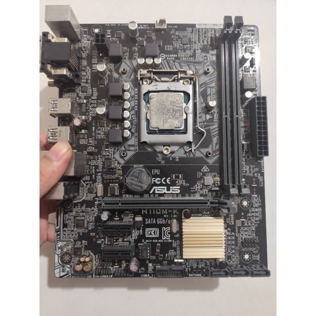 Main asus h110 lỗi bios + g4560