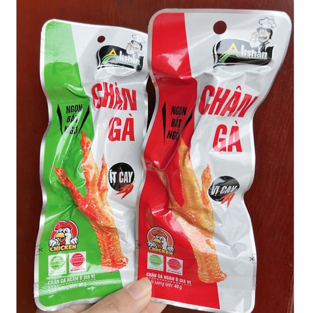 30 chân gà cay Alishan 40g chân to thơm ngon đậm vị. Chân gà Việt Nam