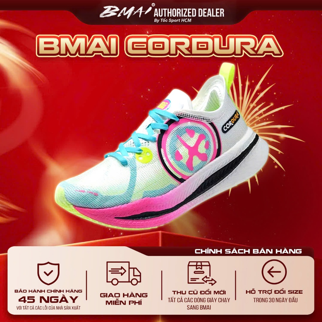 Giày Bmai | Giày Chạy Bộ Bmai Cordura Full Carbon XRMH001 | Hàng Chính Hãng | Giày Tập Luyện Hàng Ng