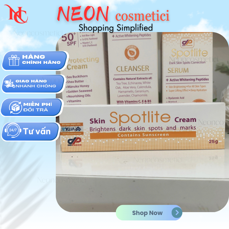 [Hàng công ty] Kem Spotlite – Dưỡng sáng, ngừa lão hóa, Phục hồi và Làm mờ thâm nám tàn nhang