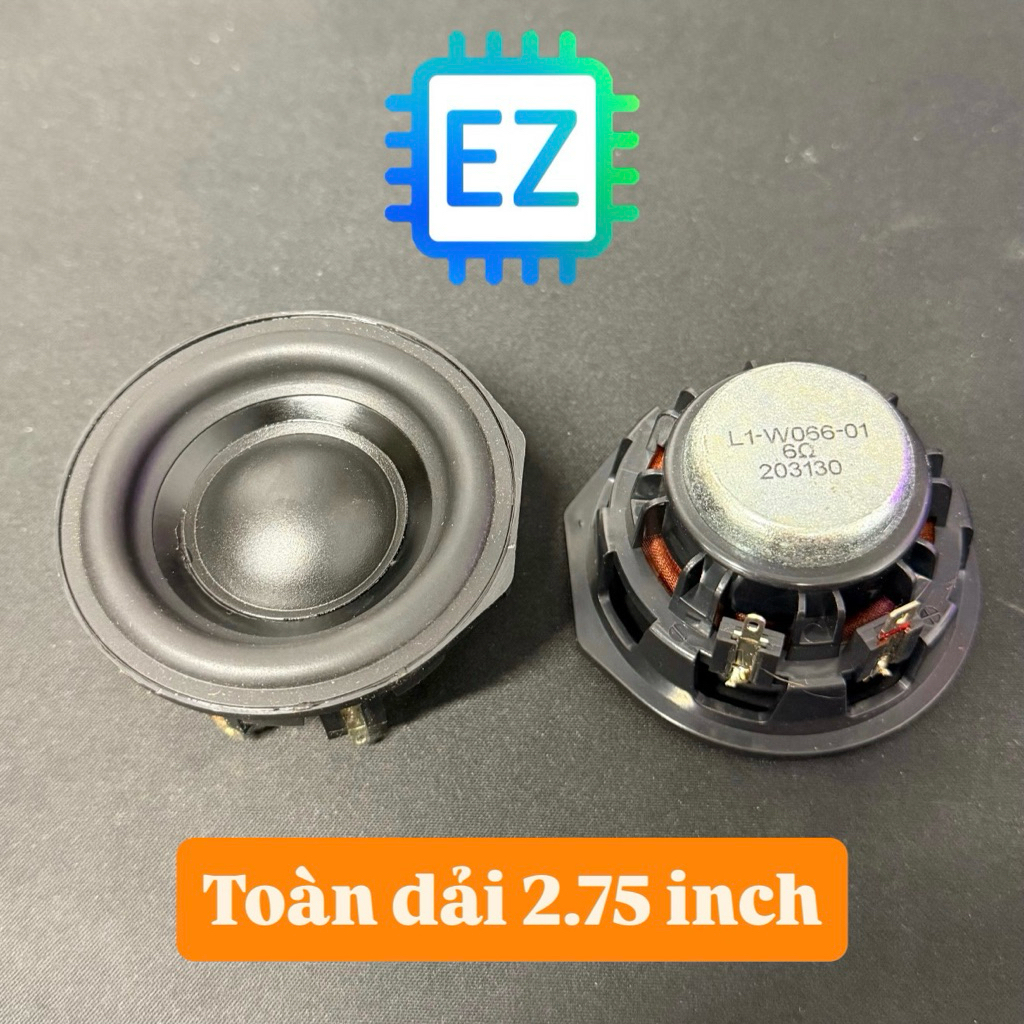 Củ loa mid bass 2.75 inch Pialix màng nhôm từ neo 6ohm 20w cực xịn