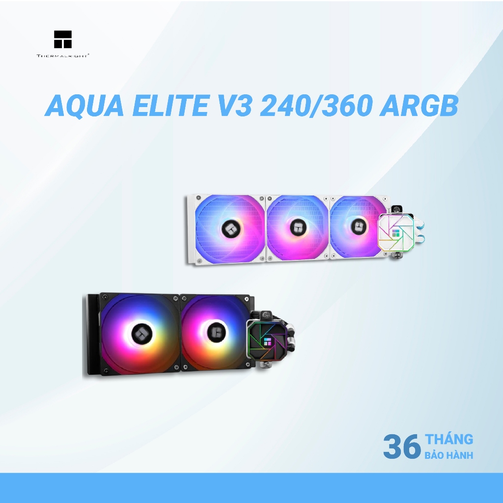 Tản Nhiệt Nước Thermalright Aqua Elite 240 / 360 V3 | Black / White