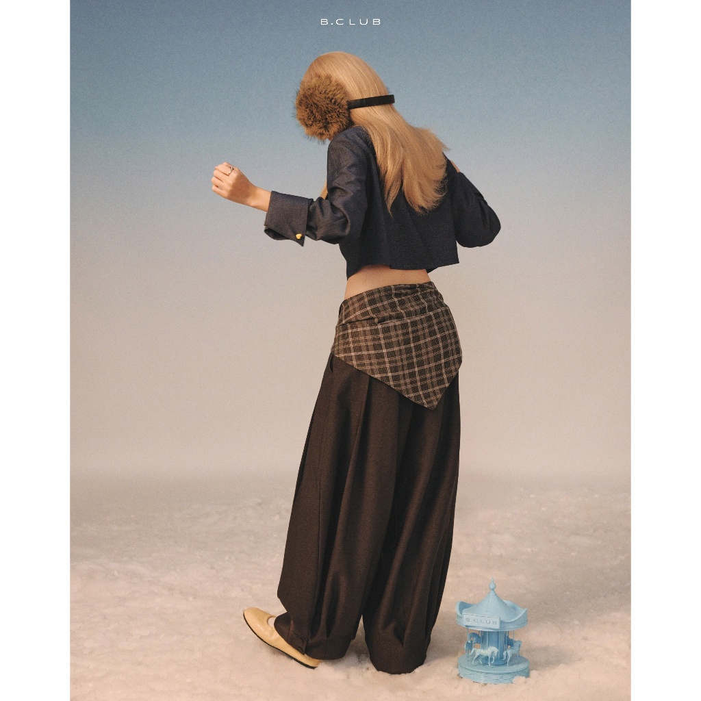 [ B.Club ] - " Collared Pants " - Quần dài dáng thụng - Q178