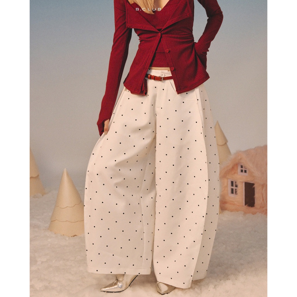 [ B.Club ] - " Dot Trousers " - Quần dài dáng thụng - Q177