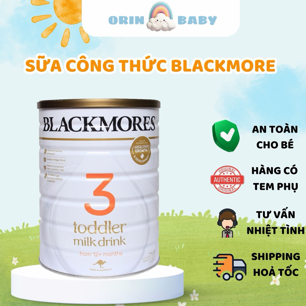 Sữa Bột Công Thức Blackmores Úc Số 900g Mát, Hỗ Trợ Tiêu Hóa, Chiều cao - Orin Baby Store