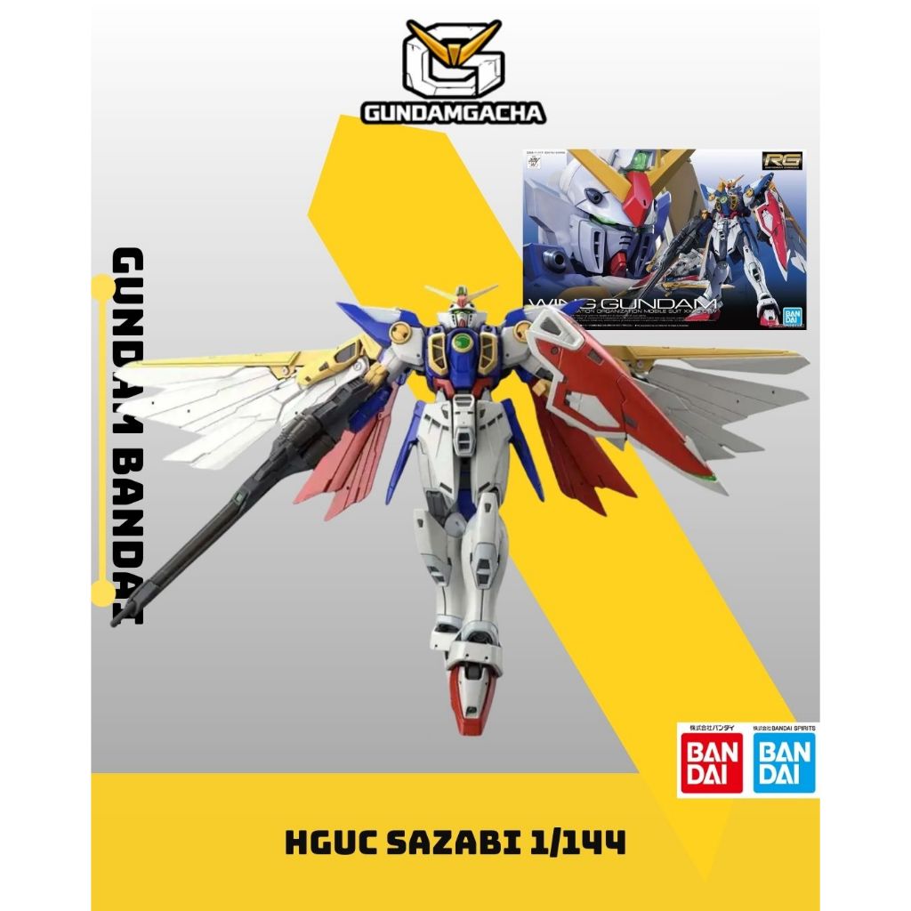 Ga chà Mô hình lắp ráp Gundam RG Wing Gundam Bandai 35