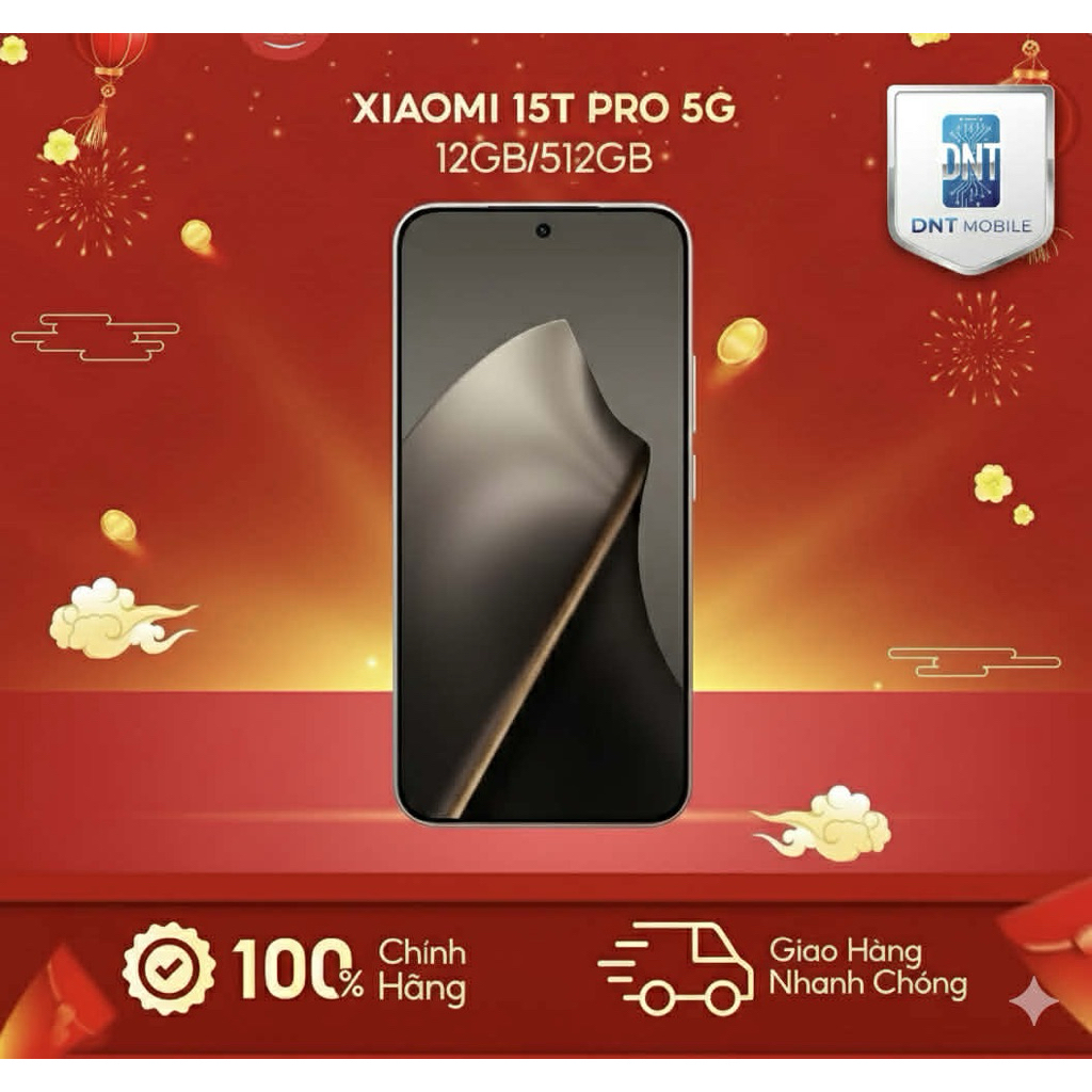 Sản phẩm Xiaomi chính hãng 15T Pro 5G 12/512GB
