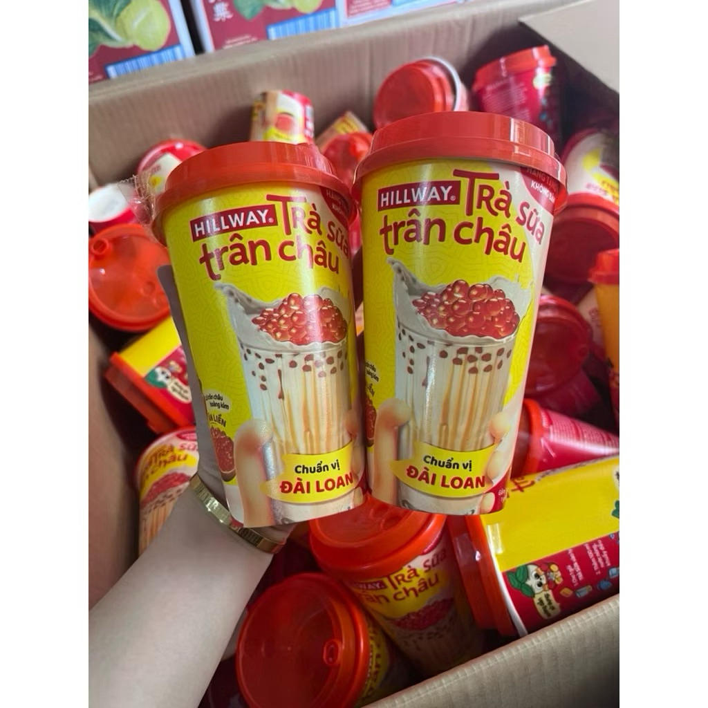 COMBO 10 ly trà sữa trân châu HILLWAY size L