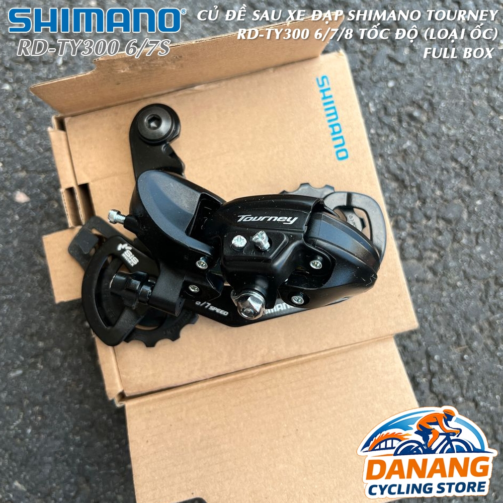 Củ Đề Sau Xe Đạp Shimano Tourney RD-TY300 6/7/8 Tốc Độ – Mới 100% Full Box Chính Hãng
