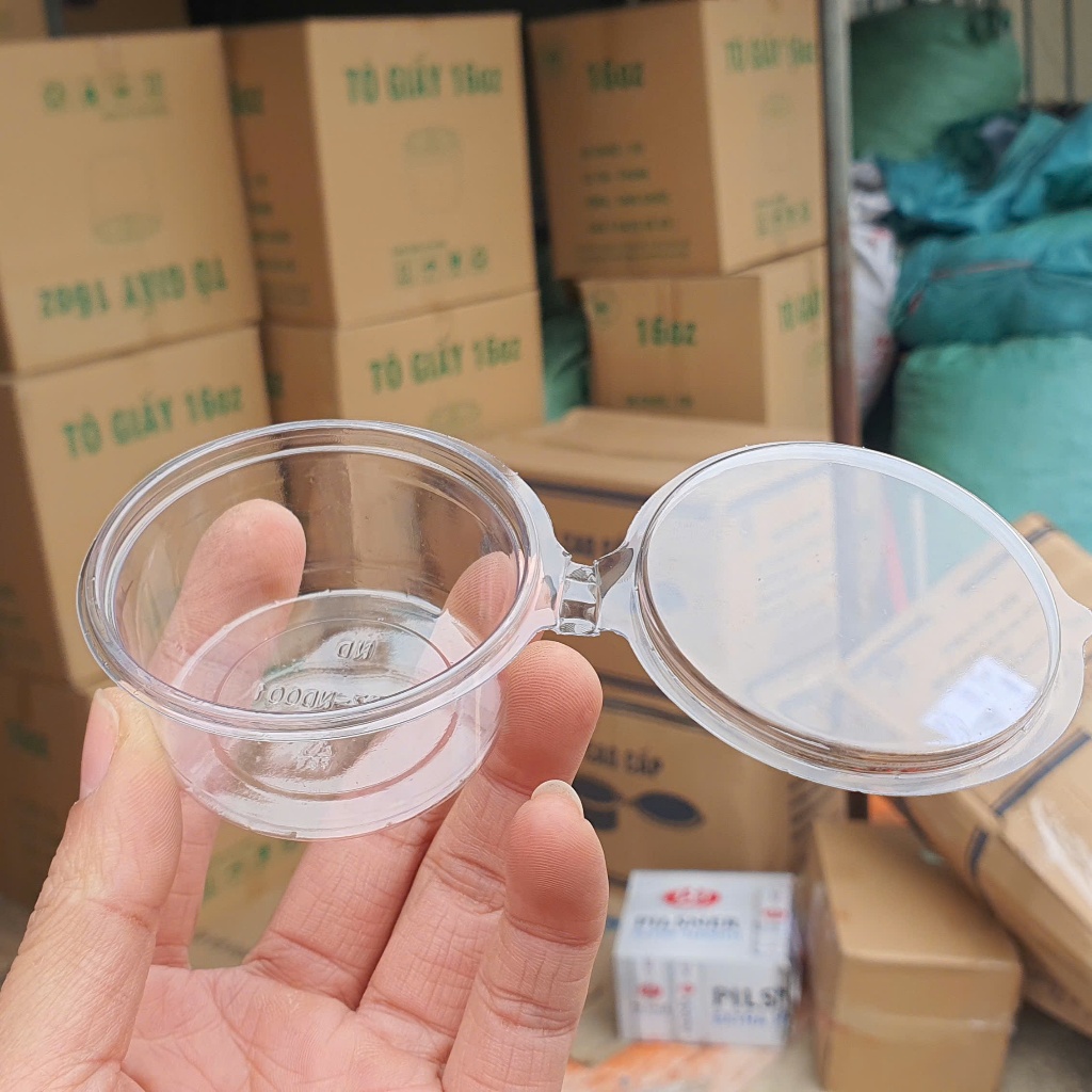 Sỉ thùng 1000 hũ sốt liền hũ liền [2OZ] 4OZ đựng sốt tiện lợi