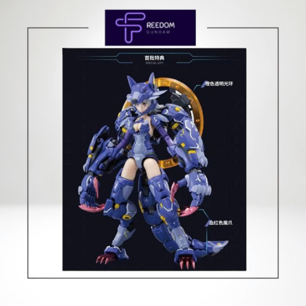 [Sẵn Hàng]Mô Hình Lắp Ráp Kit Girl 1/12 Series Endless Night - Fenrir chính hãng ATK GIRL