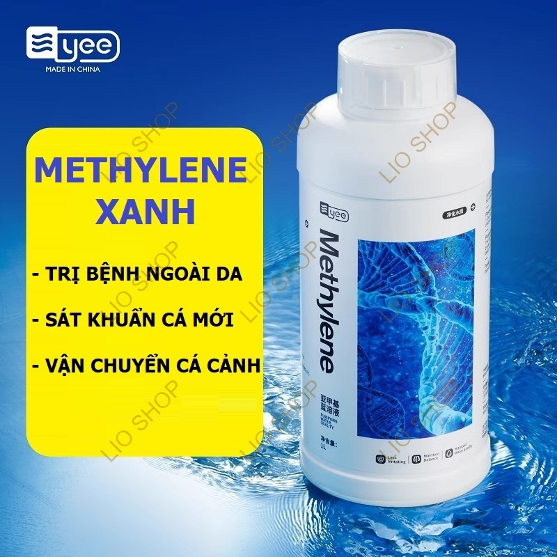 💙 Dung Dịch YEE Methylene Blue | Methylene Xanh Xử lý Ngoài Da – Sát Khuẩn – Hỗ Trợ Vận Chuyển Cá