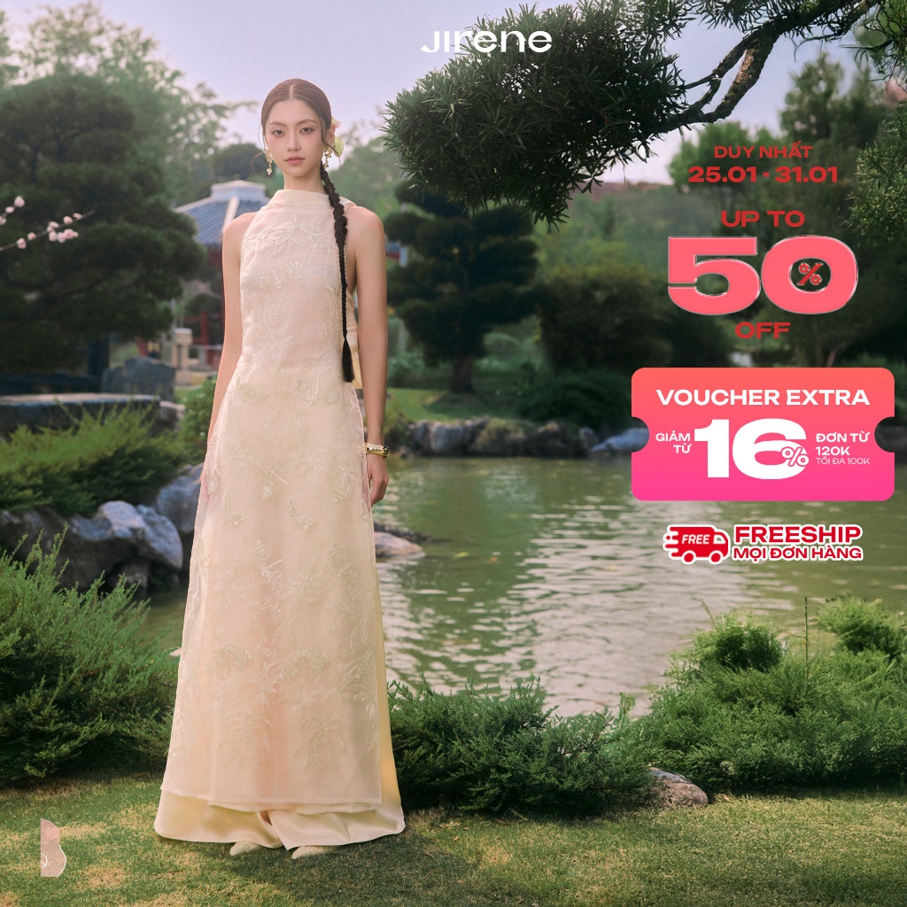 UP TO 80% + VC HOT 150K || Jirene - Set áo dài nữ MIO SET