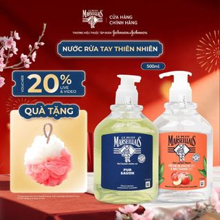 Gel Rửa Tay Thiên Nhiên 92% Le Petit Marseillais Dịu Nhẹ Lành Tính Bảo Vệ Da Nhiều Mùi Hương 500ml