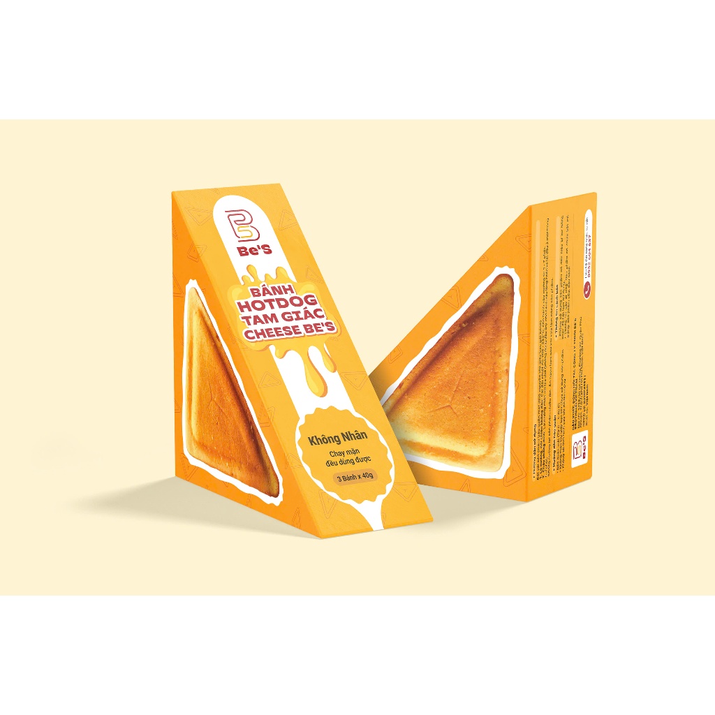 [HCM] Bánh hotdog cấp đông - Bánh hotdog Không nhân (Hộp 3 bánh)