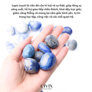 Đá LAPIS LAZULI là viên đá của trí tuệ và sự thật, giúp tăng sự sáng suốt, giao tiếp chân thành