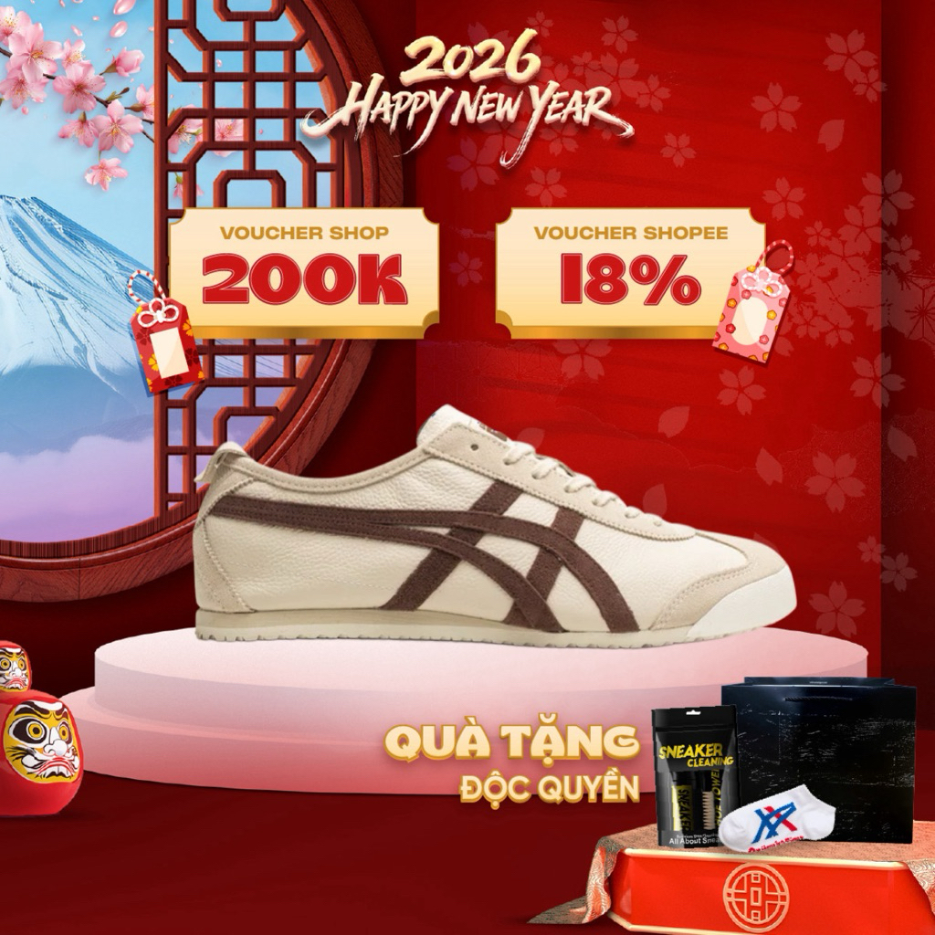 Giày Sneaker MXC66 VIN Cream/Brown [1183B391-251] , Giày Hổ Nam Nữ Chuẩn Full Box Tag Store