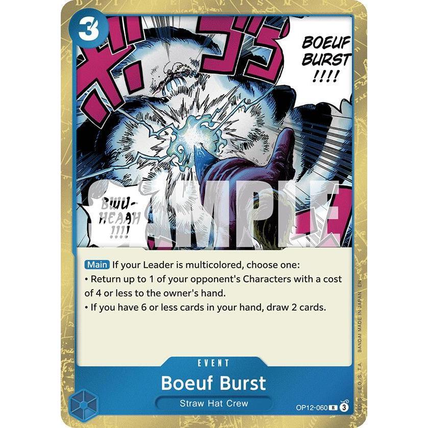 Thẻ Bài One Piece Mã OP12-060 - Boeuf Burst - Event - Rare