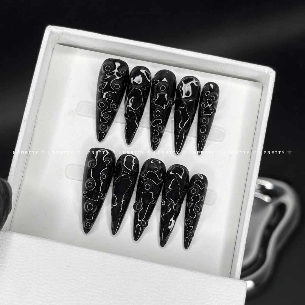 [H145] Nailbox thiết kế - Lucky Night - Độ bóng cao