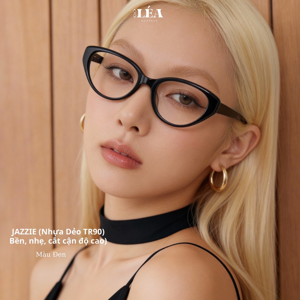Kính mắt chuyên lắp cận JAZZIE - LÉAGLASSES mắt mèo nhựa dẻo TR90 cao cấp Y2K Bayonetta HOT TREND | BigBuy360 - bigbuy360.vn