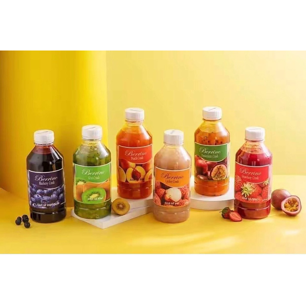 [MUA 3 CHAI 350ML - TẶNG 1 CHAI 120ML] Mứt berrino 350ML