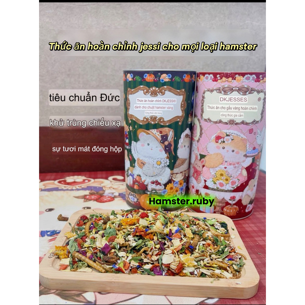 [DKJESSI] Thức ăn DK Jessi Theo Tiêu Chuẩn Đức dành cho hamster bổ sung dinh dưỡng giúp hamster khỏe