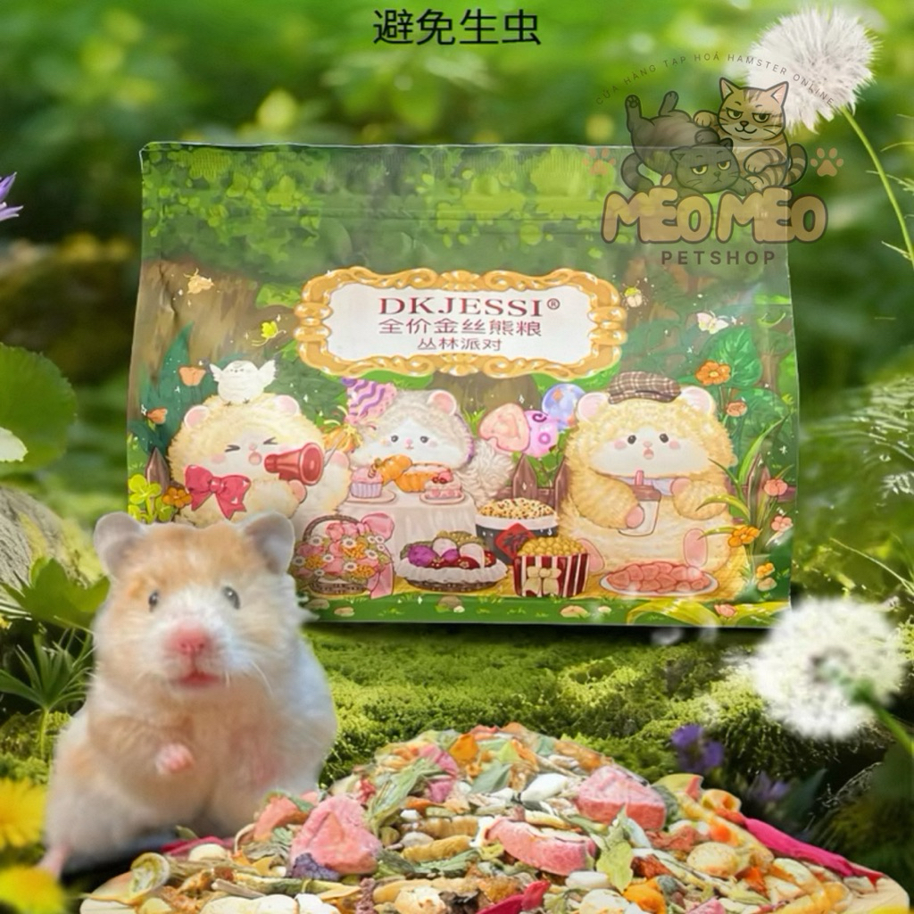 Thức ăn DK JESSI công thức đức cho Hamster DK JESSI xanh cho chuột hamster