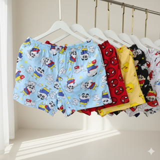 Quần Đùi Ngủ Nam Nữ Thun Cotton Mát Mịn Co GiãnThỏa Mái Mặc Nhà, Đi Biển, Team Buiding Siêu Dễ Thương