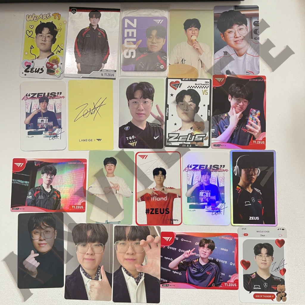 Thẻ bo góc Zeus off-Card em Chớp Thần Sấm top-lane T1 HLE Liên Minh Lol