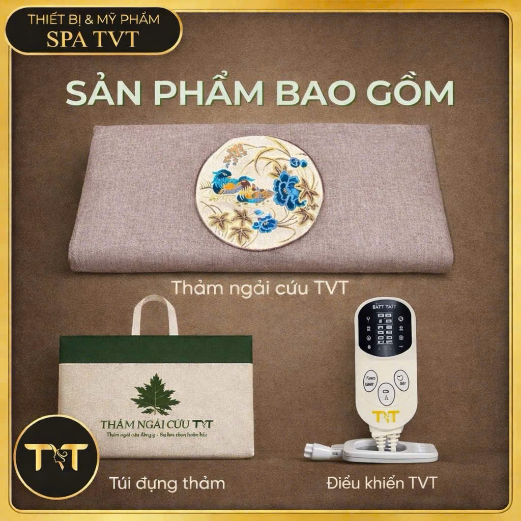 (XẢ KHO) THẢM NGẢI CỨU NÂU TVT , THẢM NGẢI CỨU ĐÔNG Y DƯỠNG SINH ( BH 12 Tháng)