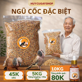 Thức ăn Chim Cu Gáy Ngũ Cốc Đặc Biệt 18 Loại Hạt Hút Chân Không (1Kg) CÙNG QUÀ TẶNG KHỦNG!