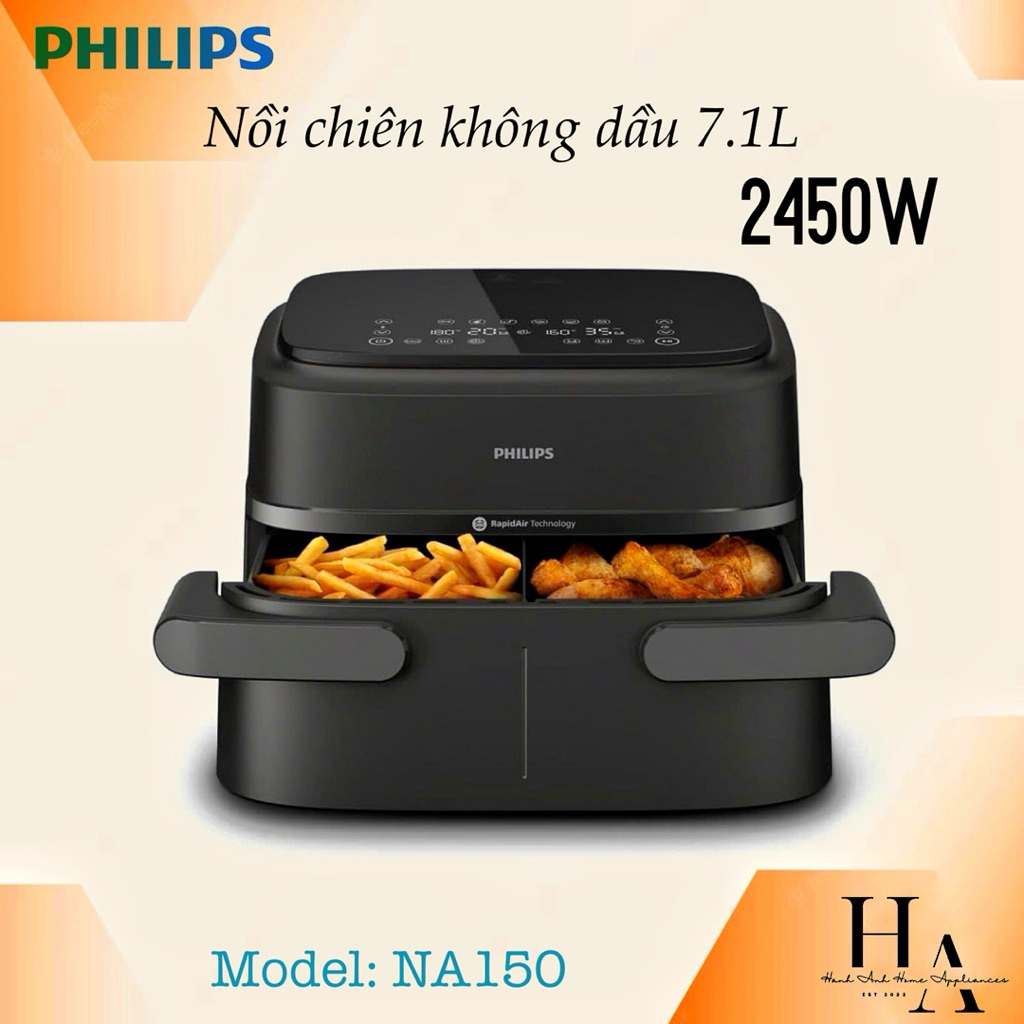 Nồi chiên không dầu Philips 7.1 lít NA150/00