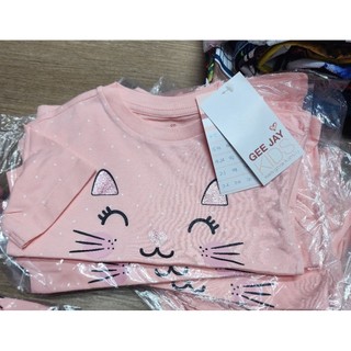 Áo bé gái xuất dư ( Size 9m đến 3-4y ) Chất cotton