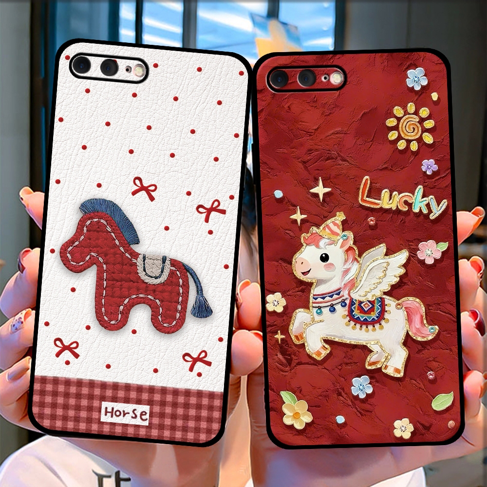 Ốp lưng cho iPhone 5/6/6s/6 Plus - iPhone 7/8/7 Plus/8 Plus Họa Tiết Ngựa May Mắn, Lucky Horse 2026
