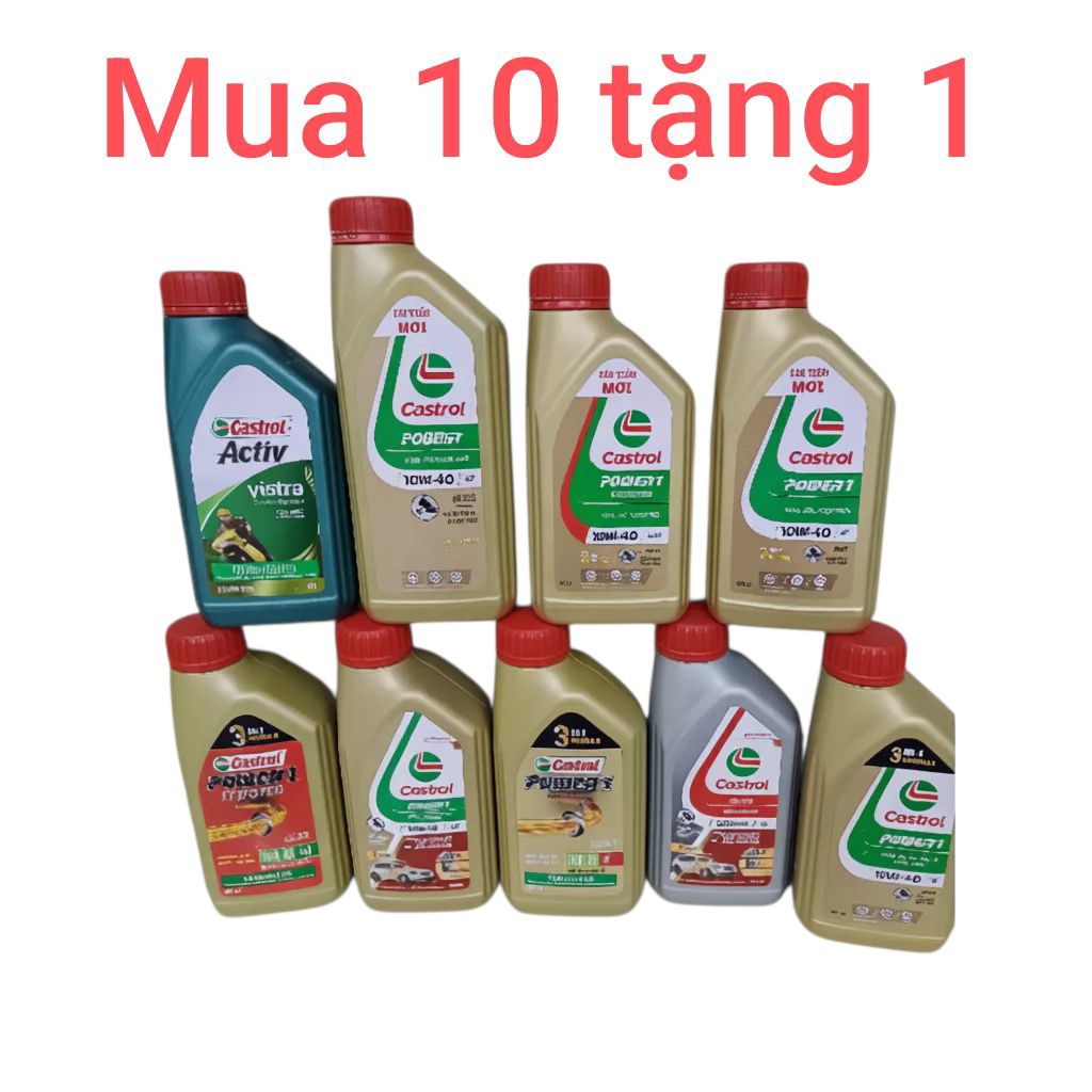 Dầu nhớt Castrol power 1 bảo vệ tối ưu.......