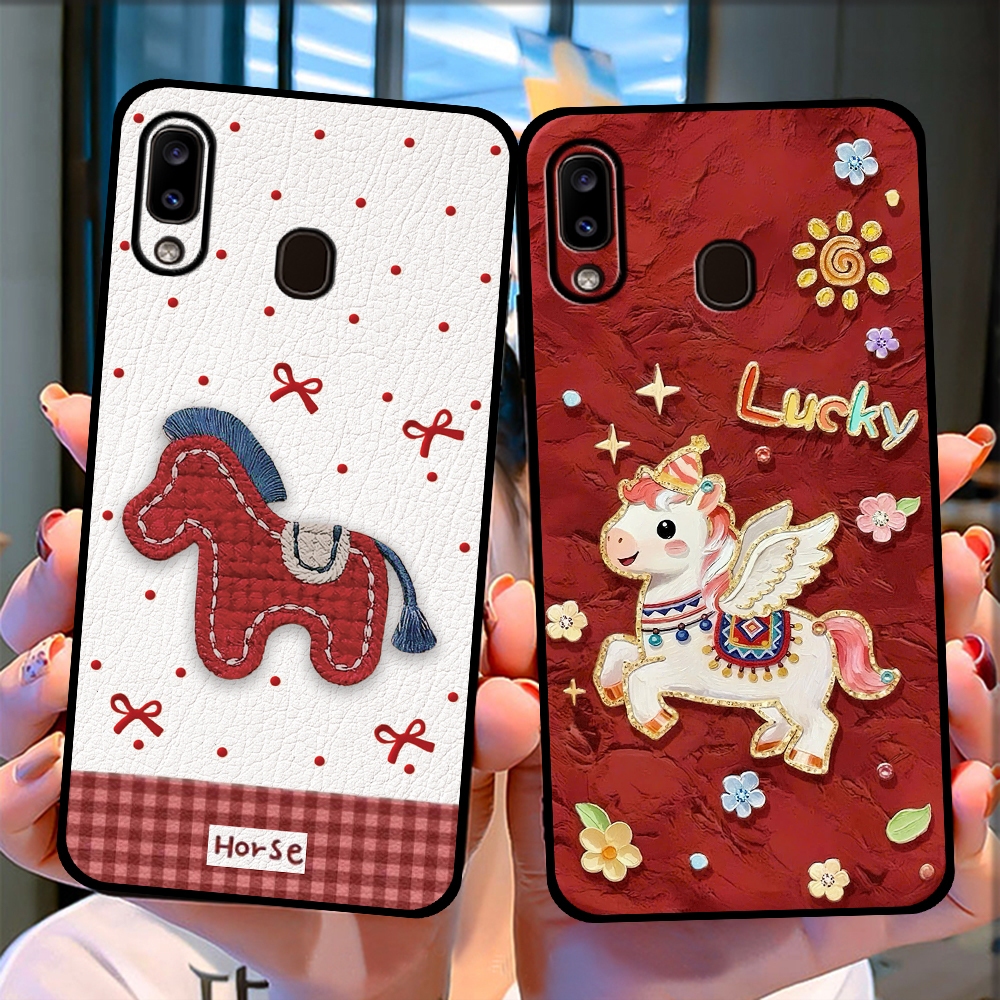 Ốp lưng cho SamSung A20 - A30 - M20 Họa Tiết Ngựa May Mắn, Lucky Horse 2026