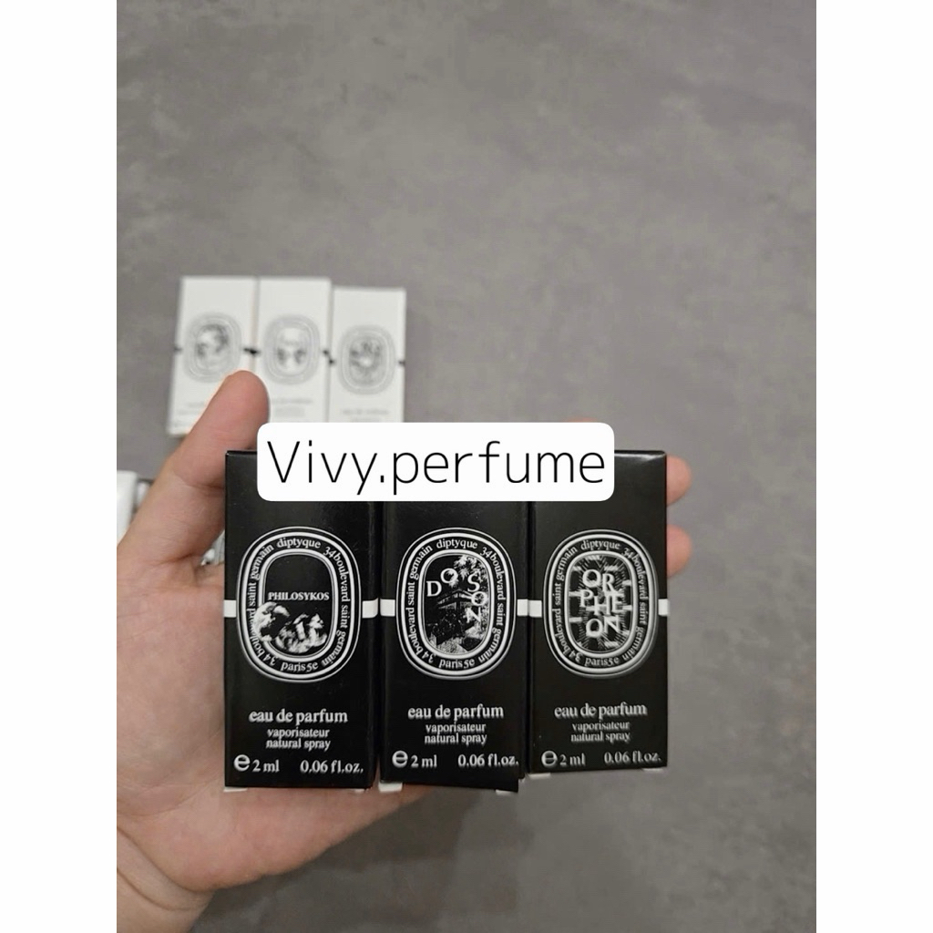 [Ảnh thật ]Link 2 Nước hoa Diptyque 2ml dạng xịt fleur de peau ,orpheon ,doson ,tamdao ,philosykos ,