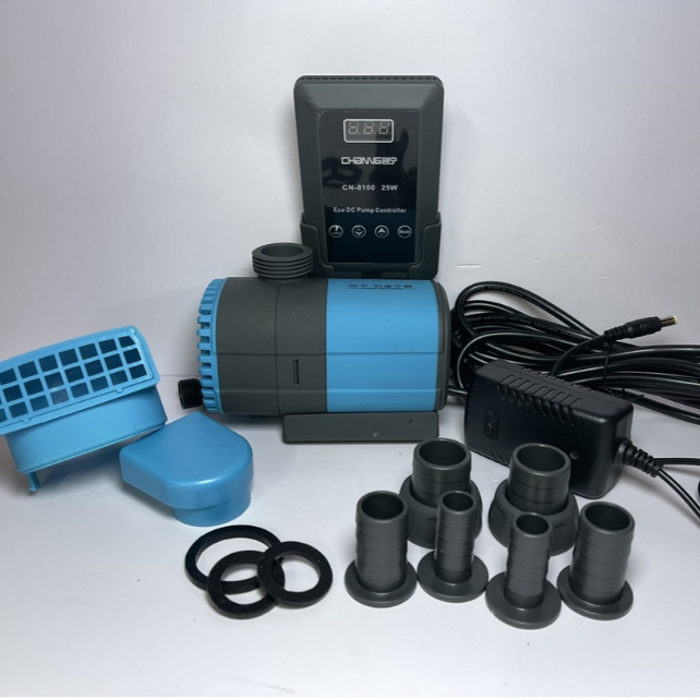 MÁY BƠM NƯỚC CHANING CN8100, CHỐNG GIẬT DC TỪ 1000L/H - 18.000L/, CHO HỒ CÁ BIỂN, CÁ KOI, THUỶ SINH