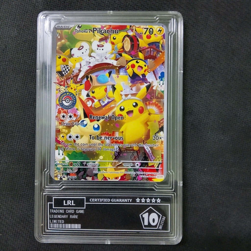 Thẻ slab pokemon Tohoku s Pikachu graded 10 d83 8