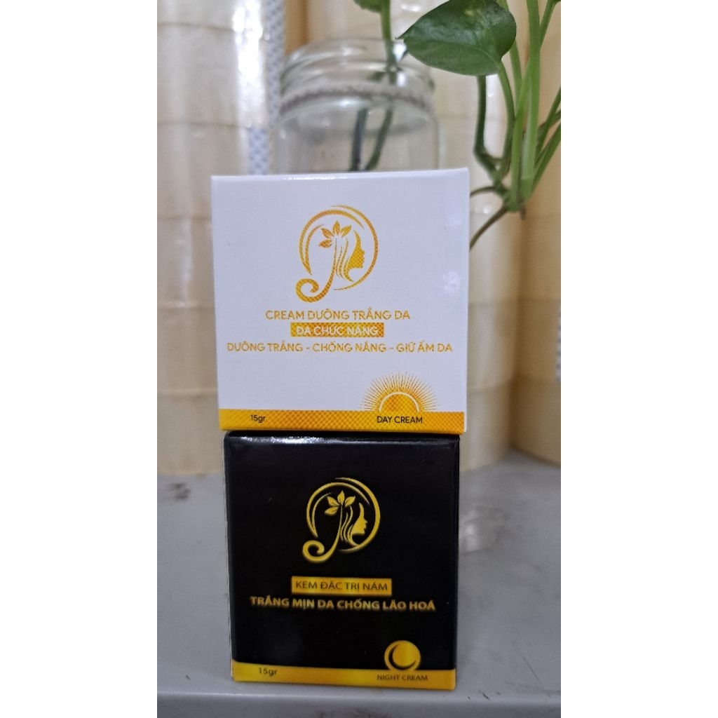 Combo 2 hộp lem face trắng, đen net 15gr