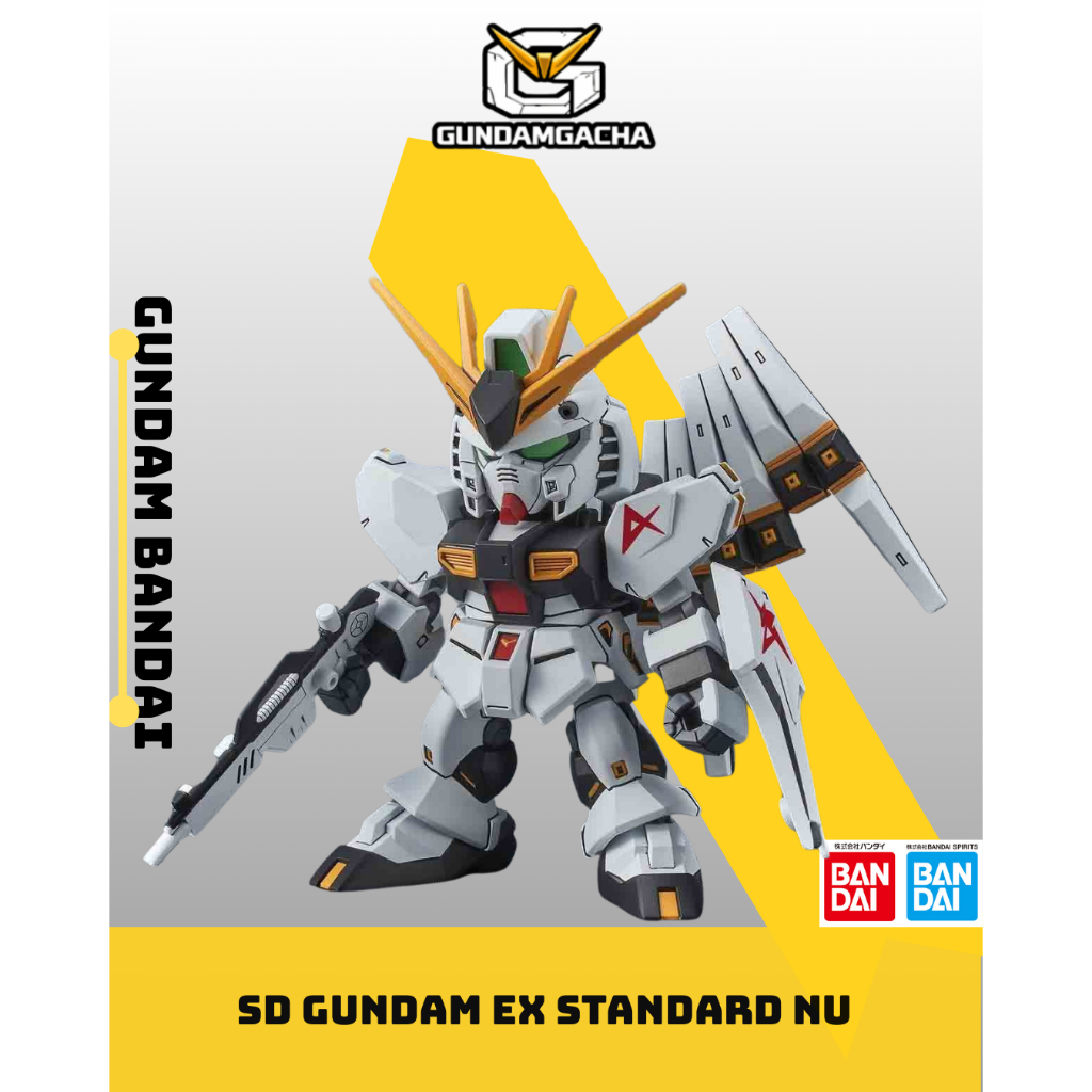 Mô Hình Lắp Ráp Bandai SD Gundam EX Standard Nu Gundam – Plastic Model Kit