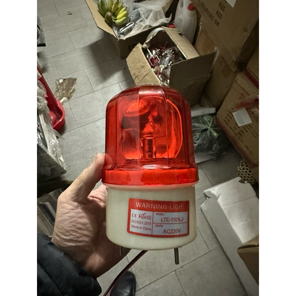 Đèn tín hiệu có còi LTE-1101LJ 220v đỏ