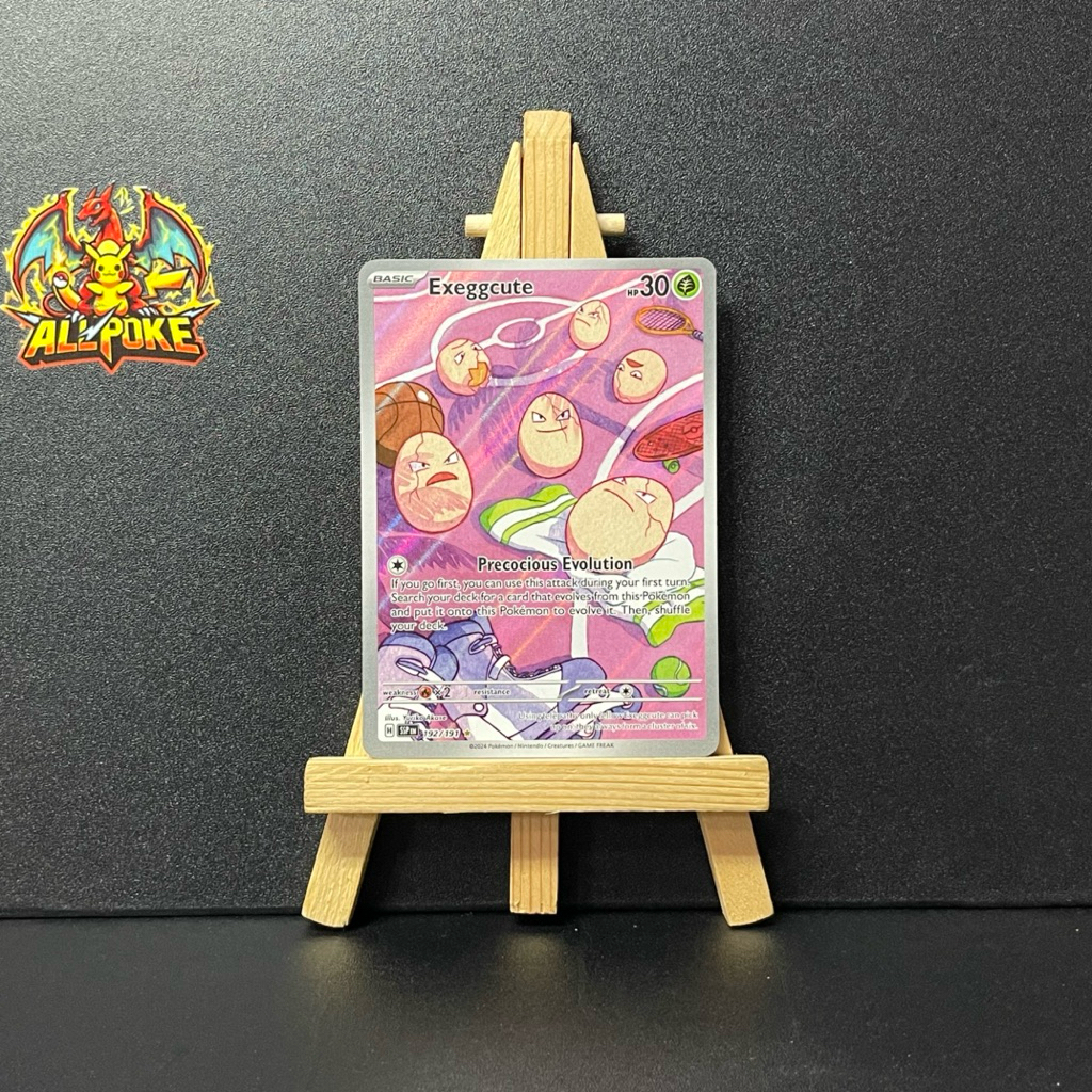 [ AllPoke ] Thẻ Bài Pokemon TCG, Exeggcute - 192/191 -M-NM