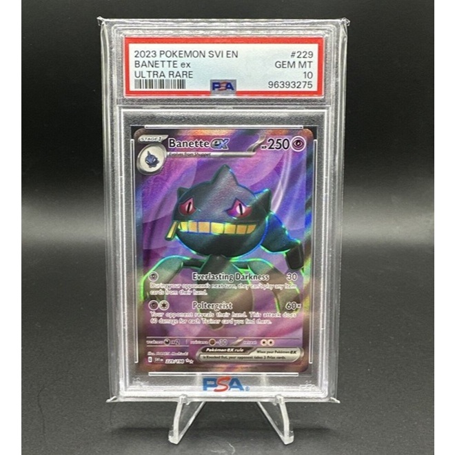 Thẻ PSA10 POKEMON Enghlish Banette 229 198 GEM MINT d40 24