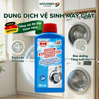 [Nội Địa Đức] Dung Dịch Tẩy Lồng Máy Giặt ORO Làm Sạch Cặn Bẩn Lồng Giặt 250ml Vệ Sinh Lồng Máy Giặt, Đường Ống