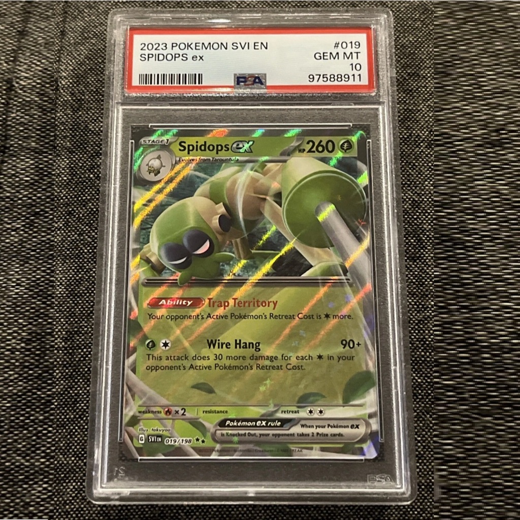 Thẻ PSA10 POKEMON Enghlish Tarountula 019 198 GEM MINT d40 26