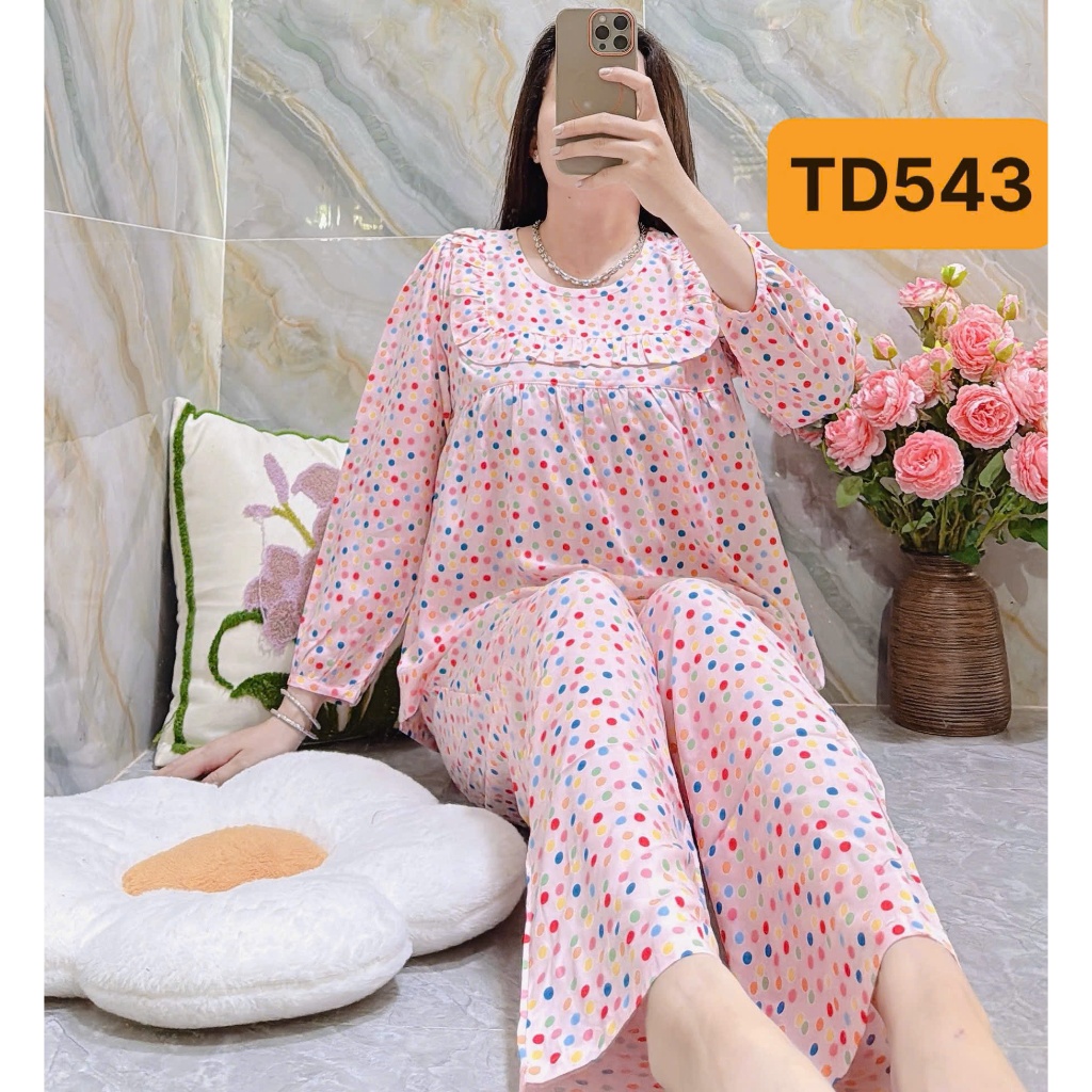 Bộ tay dài quần dài vải tole Lanh 2 da loại 1