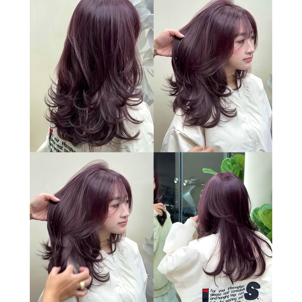 [Chính Hãng ] Thuốc nhuộm tóc màu thời trang ko tẩy tóc , siêu bền màu -màu TÍM MẬN KOCHIE’s