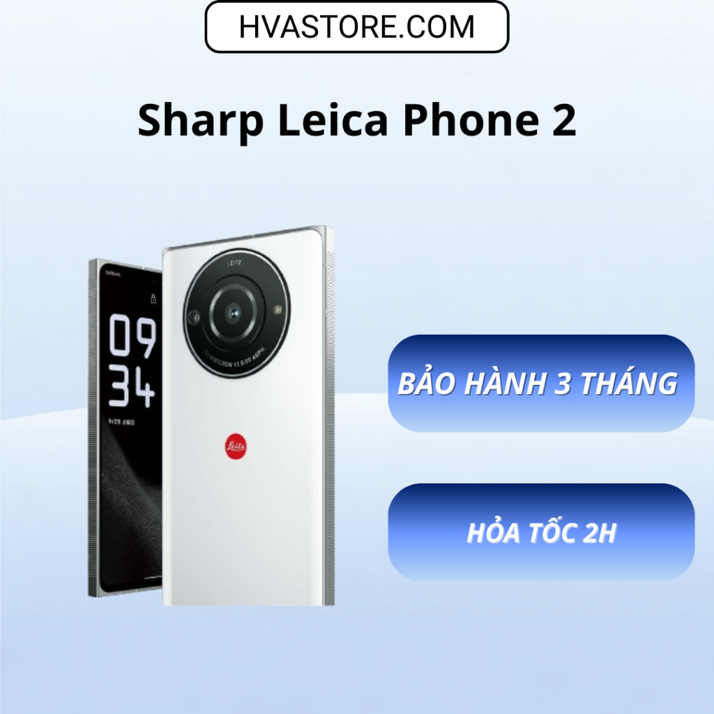 Điện thoại Sharp Leitz Phone 2 – Flagship Nhật, Camera Leica hai cảm biến