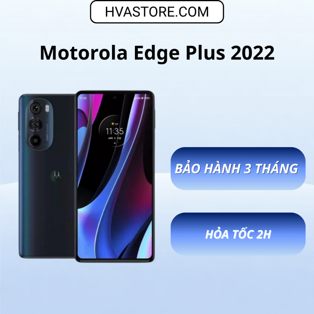 Điện thoại Motorola Edge Plus 2022 - Cấu hình mạnh mẽ Snapdragon 8 gen 1